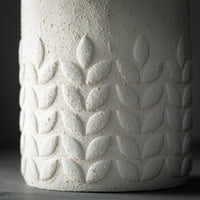 8.25 H Sullivans Modern Çimento Yaprağı Uzun Krema Kabı, Krema