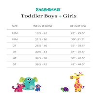 Garanimals Bebek ve Yürümeye Başlayan Çocuk Kısa Kollu Grafikli Tişört, Beden 12M-5T