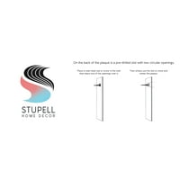 Stupell Industries Detaylı Tampa Bay Florida Haritası Çapa Sembolü Grafik Sanatı Çerçevesiz Sanat Baskı Duvar Sanatı,