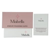 Miabella Kadın 1- CT. Oluşturulan Zümrüt, Beyaz Topaz ve Pırlanta 14kt Sarı Altın kokteyl yüzüğü