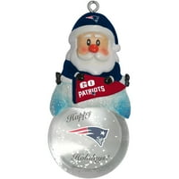 Boelter Markalarından Topperscot NFL Santa Kar Küresi Süsü, New England Patriots