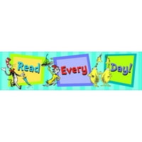 Kağıt Bülten Tahtası Setleri, Dr. Seuss Her Gün Okuyor, Büyük 12 45