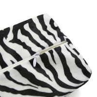 Benzersiz pazarlık Zebra şerit yumuşak sünger bez profesyonel manikür tırnak sanat