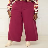 Elements Kadın Artı Geniş Paça Pantolon