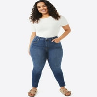 Ücretsiz Montaj kadın Yüksek Rise Skinny Jeans
