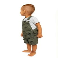 Wonder Nation Erkek Bebek Tulumları ve Tişört, 2 Parçalı Set, 0 Aylık Bedenler