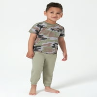 Modern Anlar Gerber Baby and Toddler Boy Kısa Kollu Tişörtler, 3'lü Paket, 12M-5T Bedenler