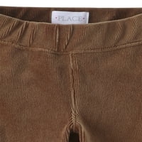 Çocuk Yeri Kızlar Aktif Katı Pull-On Fit Kaburga Flare Pantolon, 4-16 Beden