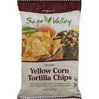 Sage Valley Organik Sarı Mısır Tortilla Cipsi, oz