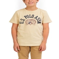 S. Polo Assn. Erkek Çocuk Kısa Kollu Grafikli Tişört, 4-18 Beden