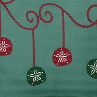 Sadece Papatya Nane Renkli Sanddollar Süsler Noel Yumuşak Bükülmüş Polyester dekoratif kırlent, 18 18
