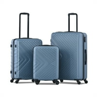 Aukfa Bavul - İki Kancalı ve TSA Kilitli Bagaj Takımlarında Taşıma - - Mavi