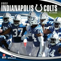 Turner Lisansı Indianapolis Colts 12 12 Takım Duvar Takvimi Turner Sports