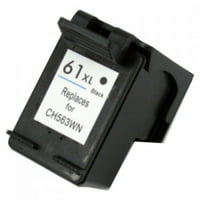 CH563WN 61XL Kartuş için Premium Yeniden Üretilmiş Kartuş Değiştirme -Siyah