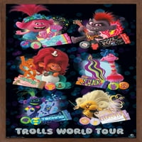 DreamWorks Trolls - Izgara Duvar Posteri, 22.375 34