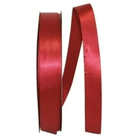 Reliant Şerit Tek Yüz Saten Tüm Durum Kırmızı Kırmızı Polyester Şerit, 3600 0.87