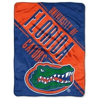 Florida Gators Throw Blanket, 46 inç 60 inç, %100 Polyester, Makinede Yıkanabilir, Mikro Raşel, Her Biri