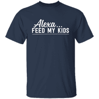 Grafik Amerika babalar Günü Alexa Çocuklarımı Besle Baba için Gömlek erkek tişört