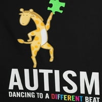 Otizm Konuşuyor Farkındalık Unise Dans Farklı bir Yendi Grafik T-shirt
