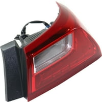 Yedek RC kuyruk lambası ile uyumlu -Chevrolet Malibu Sağ Yolcu tarafı, Dış ampul İle