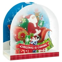 Hallmark Kağıt Harikası Pop Up Noel Kartı Kar Küresi