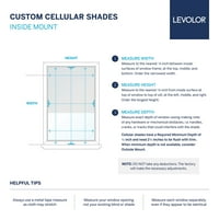 Custom Essentials Koleksiyonu, kablosuz ışık filtreleme hücresel gölge, açık gri, 3 8 Genişlik 72 Uzunluk