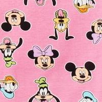 Disney Minnie Mouse Kız 4 Parça Pijama Takımı, 4-10 Beden