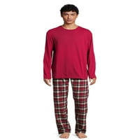 Hanes erkek Şantuk jarse bluz ve Ultra Yumuşak Pazen Uyku pantolon seti, 2 Parça, Boyutları S-5XL