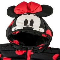 Minnie Mouse Yürümeye Başlayan kadın kostümü Kış Ceket Kaban