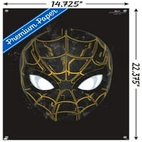Marvel Örümcek Adam: Eve Dönüş Yok - Raptiyeli Siyah Maske Duvar Posteri, 14.725 22.375