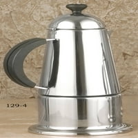 Carmen Paslanmaz Çelik Soba üstü espresso makinesi, 4-cup