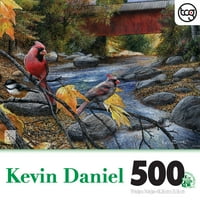 Kanadalı Grup 500 parçalı Kevin Daniels: Sonbahar Tüyleri ve Yaprakları
