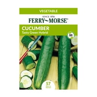 Ferry-Morse 57MG Salatalık Lezzetli Yeşil Hibrit Sebze Bitkisi Tohumları - Tohum Bahçeciliği, Tam Güneş Işığı