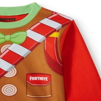 Fortnite 2 Parçalı Uzun Kollu Uzun Pantolon Yılbaşı Pijama Takımı