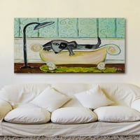 Marmont Hill Köpek Banyo Tuval Duvar Sanatı