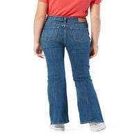 Levi Strauss & Co.'nun imzası. Kızların Yüksek Belli Flare Kot Pantolonları, 5-18 Beden