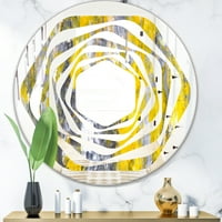 Designart 31.5 31.5 Sarı Modern Duvar Aynası