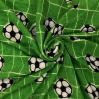 Shason Tekstil 60 yd Net Dikiş ve El Sanatları Kumaşında% 100 Polyester Polar Top, Yeşil, Beyaz ve Siyah