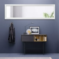NeuType 55 x 12 Beyaz Tam Boy Ayna Zemin Ayna Duvara Monte Ayna Asılı Yatay Dikey Modern Yatak Odası ayna boy aynası