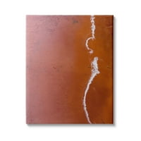 Stupell Sanayi Güneş Kavrulmuş Manzara Derin Turuncu Çöl Hava Fotoğrafçılığı Galeri Sarılmış Tuval Baskı Duvar Sanatı,