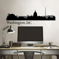 WallPops Washington, DC Şehir Manzarası Duvar Sanatı Seti