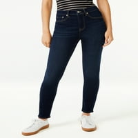 Ücretsiz Montaj kadın Yüksek Rise Skinny Jeans